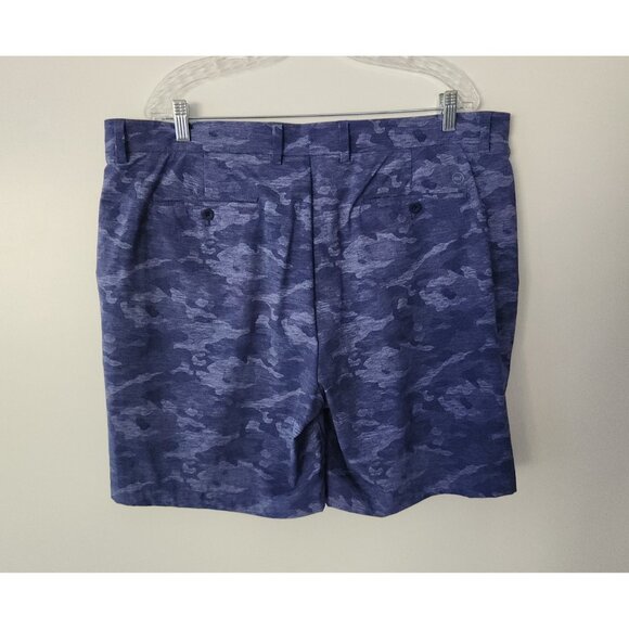 Vineyard Vines Shorts Breaker Short Blue Camo Nylon Spandex Stretch Mens 40 - Picture 3 of 11